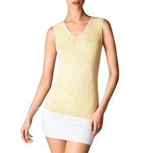 Wolford Primrose Marble Shirt Tank Top/Cami NWT